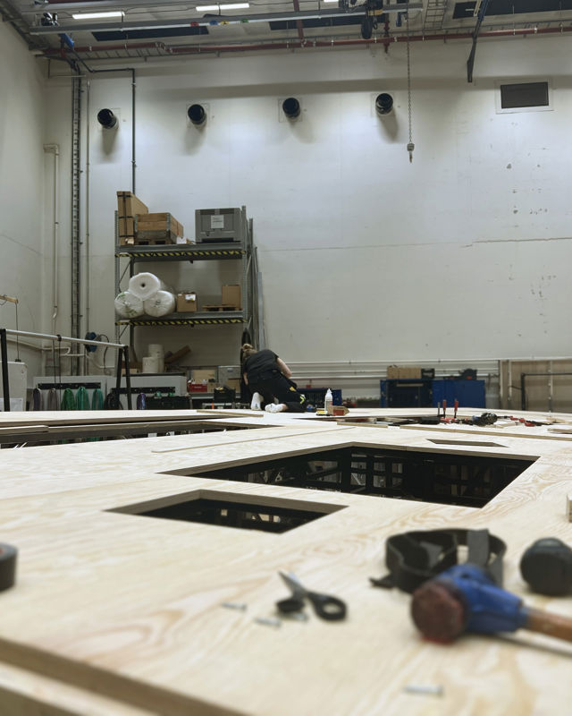 fra monteringshallen