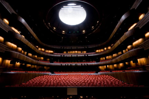 Hovedscenen i Operaen uten publikum